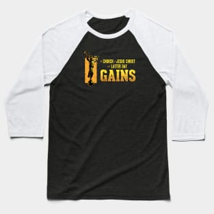 The Church of Jesus Christ and Latter Day GAINS Baseball T-Shirt